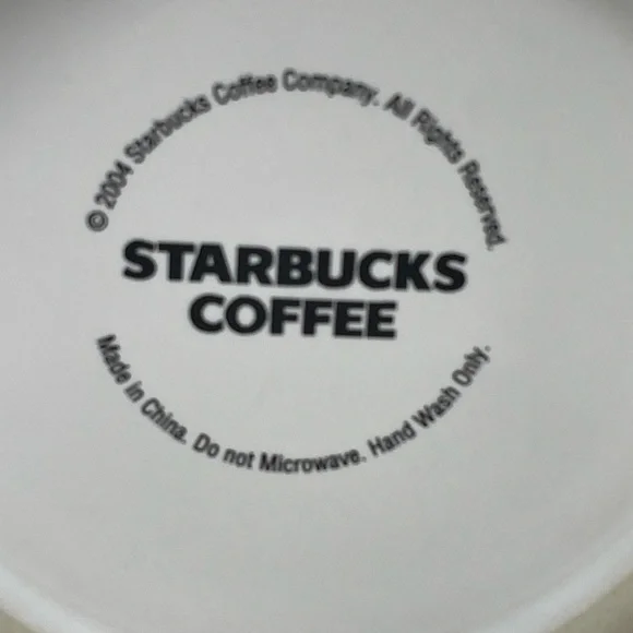 Starbucks 2004 Purple Tapestry Damask  Brocade Gold Rim Coffee Cup - Picture 4 of 9